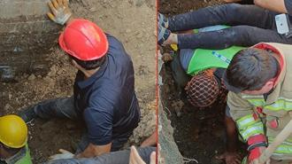 Hatay’da inşaat alanında göçük: 1 yaralı