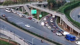 Beykoz'da dron destekli trafik denetimi: 32 sürücüye 69 bin lira ceza