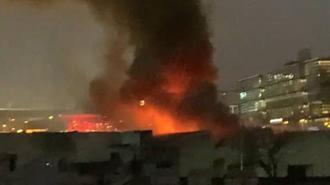 Bakırköy’de kumaş baskı fabrikasında çıkan yangın söndürüldü