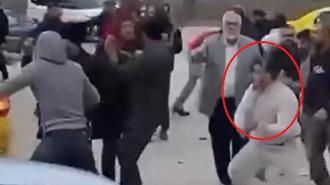 Demir sopa ve yumruklarla birbirine saldırdılar