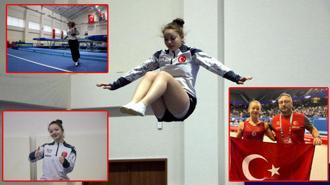 Trambolin cimnastikte bir Türk ilk kez dünya ikincisi oldu; hedefi olimpiyat