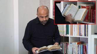 Aile mirası 300 yıllık el yazması kitabı özenle koruyor