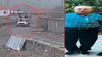 Geri gelen kamyonetin çarptığı yaya öldü; kaza anı kemarada