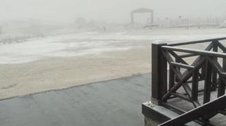 Karabük'te Keltepe Kayak Merkezi, beyaza büründü