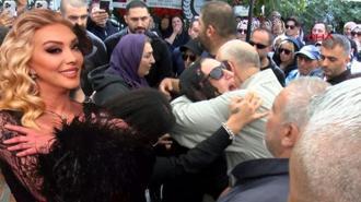 Sanatçı Güllü'yü öldürme şüphesiyle yakalanan kızı Tuğyan, cenaze töreninde baygınlık geçirmişti