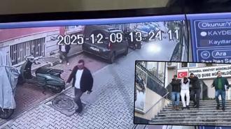 Fatih'teki kiracının ev sahibini öldürdüğü silahlı saldırı kamerada