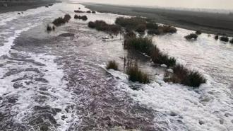 Dicle Nehri’nden ‘köpük’ akıyor