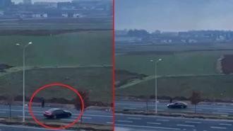 Drift yapan sürücünün ehliyetine el konuldu, 46 bin TL ceza kesildi