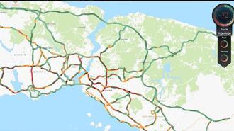 İstanbul'da trafik yoğunluğu
