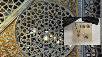 Selimiye Camisi minberindeki motifleri, gümüş takı setine işledi