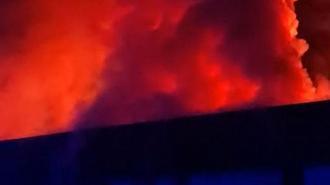 Kayseri’de mobilya atölyesinde yangın