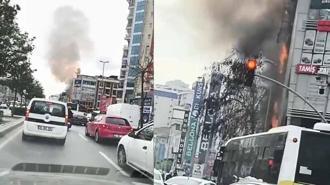 Esenyurt'ta iş yerinde çıkan yangın söndürüldü