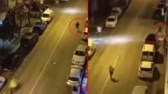 ‘Dur’ ihtarına uymayan sürücü, takiple yakalandı; o anlar kamerada