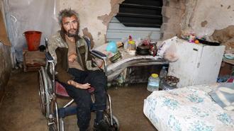 Muşambayla çevrili alanda yaşam mücadelesi