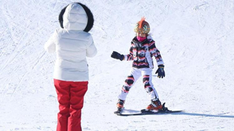 Dar gelirli ailelerin çocuklarına, Erciyes’te ücretsiz kayak eğitimi