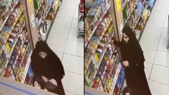 Sultangazi'de market çalışanının cep telefonunu çaldı, alışverip yapıp kaçtı; hırsızlık kamerada