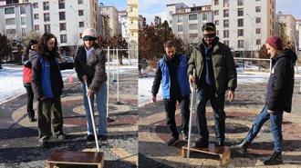 Oltu'da beyaz bastonla farkındalık
