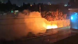 Bakırköy'de metro durağındaki yangın söndürüldü