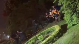 Zeytinburnu'nda devrilen ağacın altında kalan kişi hastaneye kaldırıldı