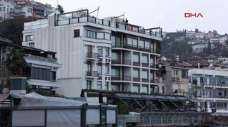 Bebek Otel'de kaçak yapılar yıkılıyor