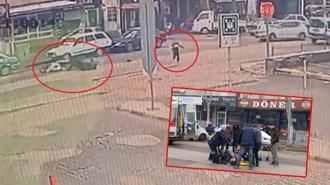 Yola fırlayan çocuğa çarpmamak için ani manevra yaptı, motosikletten düşüp yaralandı