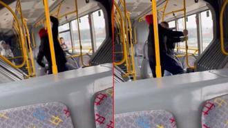 Otobüste yer tartışmasında yolcuyu darbedip, 'Komutanımı çağırın' dedi