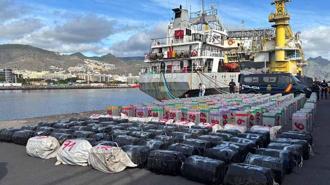 İspanya'nın Kanarya Adaları açıklarındaki uyuşturucu operasyonunun görüntüleri ortaya çıktı