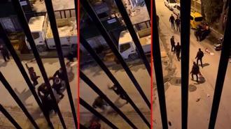 Alanya'da bıçaklı ve zincirli kavga kamerada; 7 gözaltı