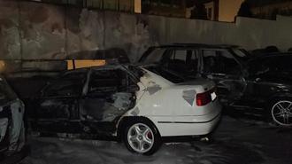 Sarıyer’de otoparktaki 5 otomobil yandı