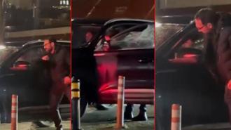 Başakşehir'de cipin camını kırıp kadın sürücüye saldırdı