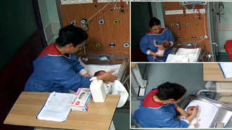 Kahramanmaraş’ta, hemşirenin başka bir bebeği daha darbettiği görüntüler ortaya çıktı