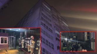 Esenyurt'ta 14 katlı binada yangın: 4 kişi dumandan etkilendi