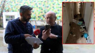 8 aydır kirasını ödemedikleri daireyi 'çöp eve' çevirdiler