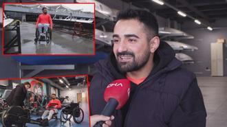 Motosiklet sürücüsünün çarpıp kaçtığı kazada felç olan milli atlet para kürekle hayata sarıldı