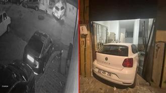 Kağıthane’de 3 ay önce ehliyetini alan sürücü fren yerine gaza bastı; depoya daldı