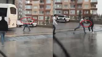 Ankara'da pompalı tüfekli kavga kamerada: 2 gözaltı