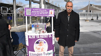 SMA'lı torunu için gönüllülerle el ele verdi