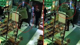 Eksik para üstü verdiğini iddia ettiği market sahibine, su kolisi ve sandalye fırlattı