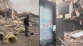 Küçükçekmece'de kontrollü yıkılan bina, yanındaki başka binaya devrildi; çevredekiler panikle kaçtı