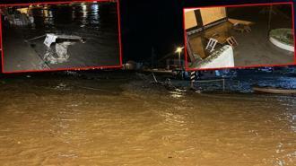 Çanakkale’de sağanak: Kepez Çayı ve Sarıçay taştı