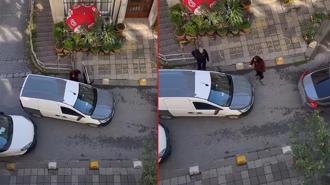 Kadıköy’de park yeri kavgası; 'Burası benim evimin önü'