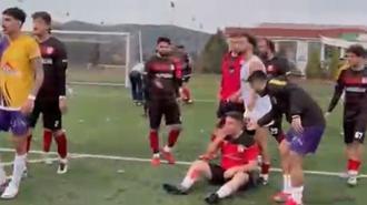 Amatör maçta kavga: 1 yaralı