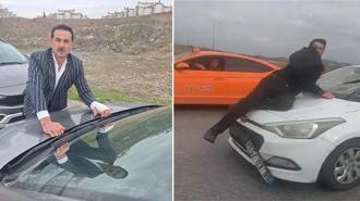 Trafik tartışmasında kaputta sürüklenen sürücü: Düşürmek için zikzak çizdi