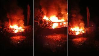 Adana'da ev yangını