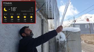 Termometreler eksi 18’i gördü, binalarda 3 metrelik buz sarkıtları oluştu