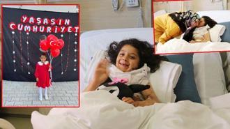 Ameliyatla çenesi boynundan ayrılan Gülşah, artık annesini öpebiliyor