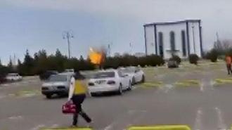 İran'a ait İHA, Nahçıvan Havalimanı'na düştü