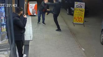 Adana'da yumruklu-tekmeli kavga kamerada