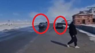 Kara yolunda yarış yapan sürücülere ceza; o anlar kamerada