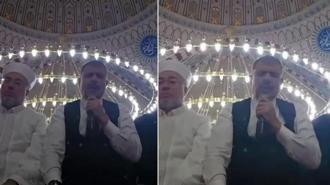 Bakan Çiftçi, teravih namazı sonrası Kur'an-ı Kerim okudu